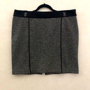 Cute Black & White Herringbone Mini